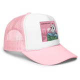 DEMURE-DERY Foam trucker hat