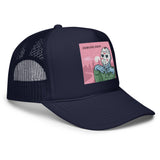 DEMURE-DERY Foam trucker hat