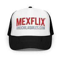 Foam trucker MexFlix Official Flat Embroidery hat