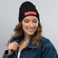 Supérame Organic ribbed beanie