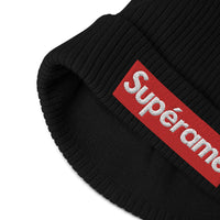 Supérame Organic ribbed beanie