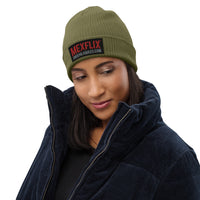 MexFlix Branded Organic ribbed beanie