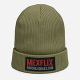 MexFlix Branded Organic ribbed beanie