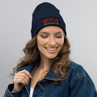 MexFlix Branded Organic ribbed beanie