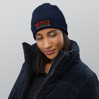 MexFlix Branded Organic ribbed beanie