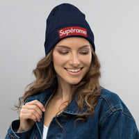 Supérame Organic ribbed beanie