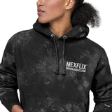 MexFlix Logo Unisex Champion tie-dye hoodie