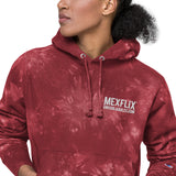 MexFlix Logo Unisex Champion tie-dye hoodie