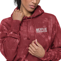 MexFlix Logo Unisex Champion tie-dye hoodie