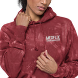 MexFlix Logo Unisex Champion tie-dye hoodie